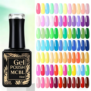 Nuevo <span class=keywords><strong>Set</strong></span> de Esmalte de Uñas en Gel UV Vegano con Logotipo Coreano Personalizado, Estilo Francés Rojo, en Caja Completa Premium, Llegada en 2025 - Product Image 3