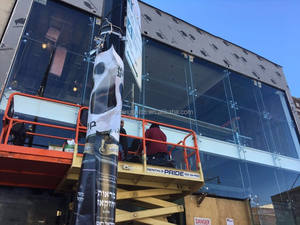 Gaoming Kin long quincaillerie mur-rideau système d'araignée/abat-jour en verre applique murale/extérieur en verre - Product Image 6