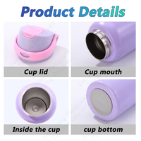 En stock – Bouteille d'eau isotherme en acier inoxydable 550 ml, 750 ml, 1000 ml avec couvercle rabattable, gourde thermos sport, logo personnalisé pour l'extérieur