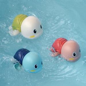 Infant Clockwork Bathtub <strong>Toy</strong> Bathroom <strong>Wind</strong> <strong>up</strong> Cute Carton Tortoise Baby Shower <strong>Bath</strong> <strong>Toys</strong> - Product Image 2