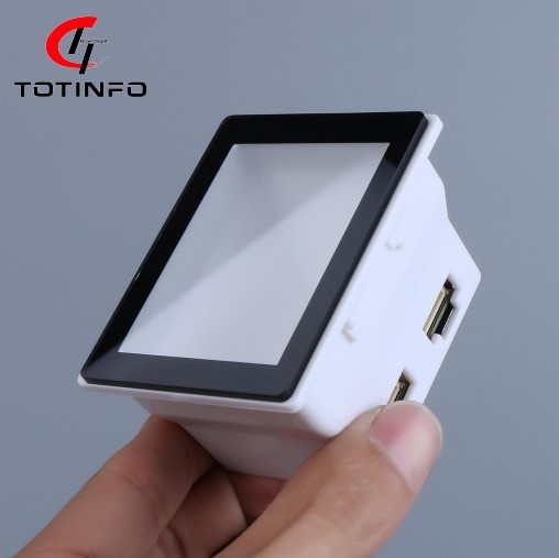 TOTINFO E20 2D Code Scanning Embedded Barcode Scanner QR Code Reader CMOS Sensor 2-Year Warranty USB Stock SDK Included A4 White