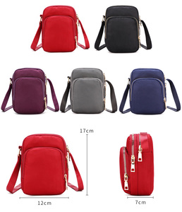 2025 Custom Logo Vrouwen Tas Waterdichte Crossbody Rits Mobiele Telefoon Dame Vrouwelijke Multifunctionele Handtas Pols Portemonnee Dames Etui - Product Image 3