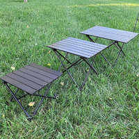YEZHULIN Ultra Léger Portable Table Pliante pour Pique-Nique Camping Personnalisable Logo En Métal Mobilier D'extérieur Sac À Main En Plein Air