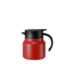 หม้อชาสแตนเลสหุ้มฉนวน 316 พร้อมฝาปิดสำหรับทำกาแฟในสำนักงานใช้เป็นของขวัญสีดำสีขาวสีแดงสีส้มสีแดง - Product Image 3
