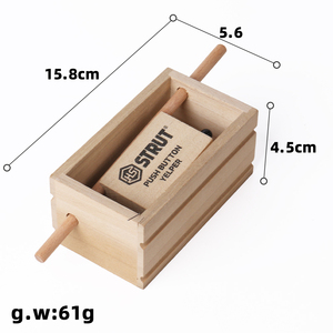 Llamador de Pavo Realista de Madera, Portátil, Ajustable y Duradero, con Sonidos Suaves para Caza - Product Image 3