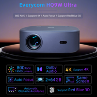 Projecteurs 4k hd 4k 1080p home cinéma Android 12 Projecteur 1080p Projecteur 4K Everycom HQ9W Ultra vidéo projecteur
