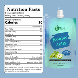 Factory Direct Konjac Jelly with Saturated Fat low Calorie Wholesale Jelly in Bulk Packaging Apple Green Grape Flavor Naturally - Product Image 2