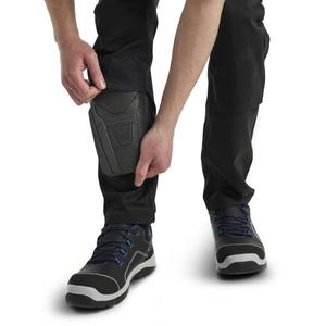 BLAKLADER - 144818329900D124 Pantaloni Industry stretch con tasca per ginocchiere Nero-EAN 7330509759981 PANTALON DE TRAVAIL - Product Image 5