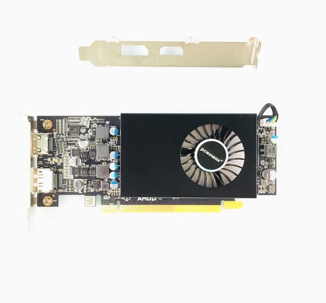 PCWINMAX OEM Radeon RX 550 4GB DDR5 Low Profile Small Form Factor Video Graphics Card Gaming RX550 PC GPU