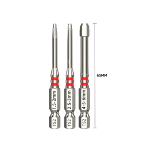 Embouts hexagonaux magnétiques à impact, embouts hexagonaux droits en forme de tour, embouts de tournevis de 65/100 mm de longueur H1.5-H6, directement de l'usine - Product Image 3
