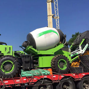 Mixer semen tipe baru Mixer beton Trailer Trailer Trailer Mixer beton otomatis untuk pertanian - Product Image 3