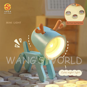 मिनी प्यारा पालतू कुत्ता रात को प्रकाश बटन बैटरी संचालित टेबल गहने भरने प्रकाश रोशनी - Product Image 2