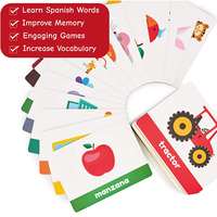 Nouvel arrivage de cartes Flash avec numéro de l'alphabet ABC, jeu de cartes Flash éducatif avec impression personnalisée pour les enfants
