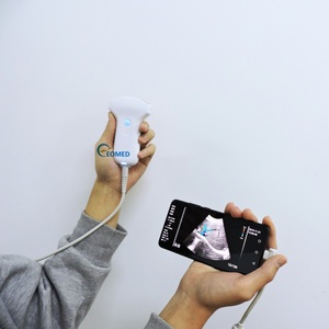 Échographe portable couleur Doppler le plus économique, type mini-sonde, pour usage vétérinaire et humain, avec connexion Wifi et USB CU07, CU08 - Product Image 2