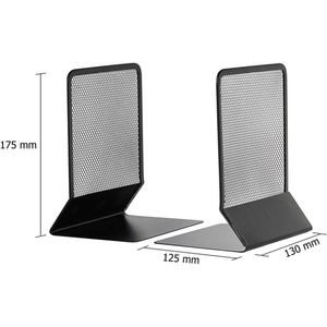 Los Mejores Sujetalibros Modernos de Malla Metálica, Juego de 2 Soportes para Libros de Escritorio, Sujetalibros de Malla Metálica - Product Image 3