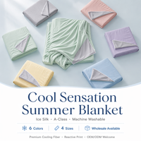 Couverture d'été en soie glacée sensation fraîche, matelassée en fibres rafraîchissantes de classe A, légère, lavable en machine, literie moderne et minimaliste pour la maison