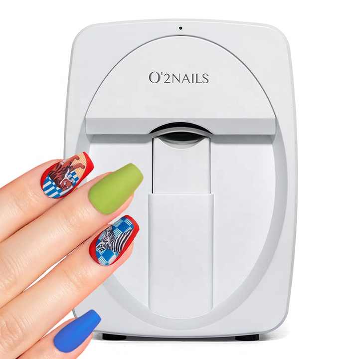 2024新着O2nailsポータブルネイルプリンターネイルアート印刷機自動 
