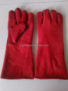 <span class=keywords><strong>Guanti</strong></span> Resistenti al Calore per Saldatura MIG, TIG, Stick, <span class=keywords><strong>Guanti</strong></span> a Manica Lunga per Barbecue, Forno, Manipolazione Animali, 14 Pollici - Product Image 5