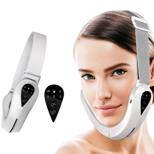 Masajeador Facial en V Recargable por USB, Reductor de Papada, Reafirmante de Piel, Dispositivo de Belleza Portátil de ABS y Acero Inoxidable - Product Image 1
