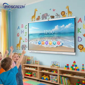 INGSCREEN Interactive Whiteboard 50 Point Touch Smart Display for School Teaching & Corporate Presentation With Screen <b>Mirroring</b> - Product Image 1