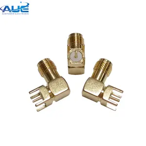 SMA female Connector Right Angle SMA female 90 degree PCB mount