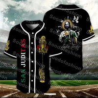 Chemises imprimées de logo personnalisé en usine de haute qualité en gros uniformes de baseball unisexes respirants de style mexicain américain