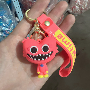 Porte-clés 3 styles cartoon <span class=keywords><strong>Poppy</strong></span> playtime jeux Figure Cute Soft 3D Doll PVC Keychain Car Bag Pendant - Product Image 4