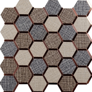 Prix d'usine hexagone mosaïque carrelage mosaïque mexicaine carrelage mosaïque pour la décoration de la maison à bas prix - Product Image 4