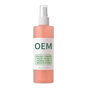 Spray Facial OEM con Aloe Vera, Hierbas y Agua de Rosas 8 Fl Oz 236 Ml - Product Image 1
