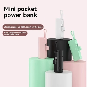 5000mAh Power Bank Chargeur portable compact Banque d'énergie de poche avec support <span class=keywords><strong>Compatible</strong></span> avec la <span class=keywords><strong>batterie</strong></span> <span class=keywords><strong>externe</strong></span> iPhone Android - Product Image 6