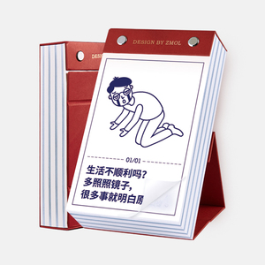 Impression personnalisée <span class=keywords><strong>de</strong></span> bureau Debout plan <span class=keywords><strong>livre</strong></span> Bureau Flip Calendriers Avec Reliure Spirale - Product Image 3