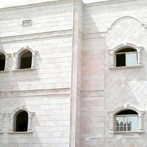 Revêtement de carreaux de forme en blocs de surface divisée en calcaire blanc pour mur extérieur pour cheminée et murs extérieurs - Product Image 3