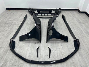 Nouveau kit carrosserie ZNDR pour 992 en fibre de carbone avec lèvre avant, diffuseur, jupes latérales, spoiler, capot et ailes - Auto-adhésif - Product Image 2