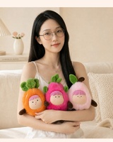 Groothandel pluche speelgoed Kawaii pluche sleutelhangers speelgoed pluche fruit speelgoed pluche sleutelhangers speelgoed voor kinderen