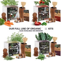 Ensemble luxueux de potager de fruits et d'herbes pour la maison, kit d'accessoires pour plantes
