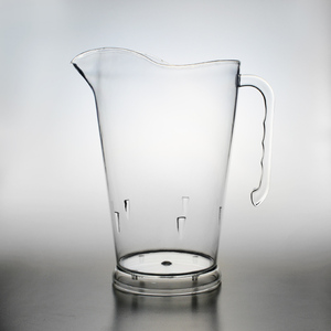 Commercio all'ingrosso vetro chiaro acrilico plastica brocca di acqua con coperchio filtro infusore sapore brocca di tè e latte acqua brocca - Product Image 4