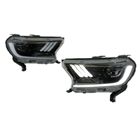 Nouveaux phares de voiture améliorés pour Ranger Everest 2016-2021, style Mustang, lentille bifocale, phares LED automatiques