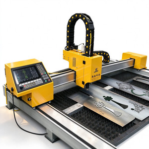 เครื่องตัดไฟเบอร์เลเซอร์ CNC 6000W, โต๊ะตัดขนาด 2000x4000 มม. สำหรับเหล็กกล้าคาร์บอน, เครื่องตัดเลเซอร์อุตสาหกรรมที่ได้รับการรับรองมาตรฐาน CE - Product Image 1