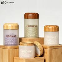 Conteneur à pilules en PET semi-transparent personnalisé de 80g, 100g, 120g, 150g, bouteille rechargeable pour l'emballage de capsules de vitamines