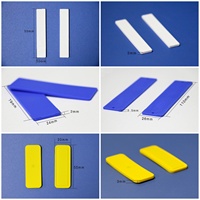 Étiquette RFID en tissu flexible en silicone, lavable, inscriptible, étanche, 860-960 MHz, pour système de carte intelligente mini format pièce de monnaie