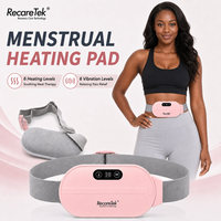 Máquina de Masaje con IA para Alivio del Dolor Menstrual, Dispositivo de Confort Menstrual, Cuidado Diario Femenino, Terapia de Calor, Cinturón Inalámbrico