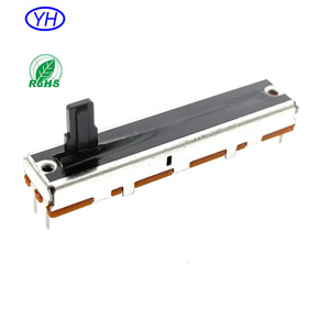 Potenciómetro deslizante mono de película de carbono personalizado de 20mm, 30mm, 45mm, 60mm de recorrido, 10k, 10kb, 10ka, 50k, 100k ohmios, 30mm 10k para audio - Product Image 3