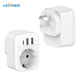 Adaptador de enchufe de la UE <span class=keywords><strong>a</strong></span> Reino Unido, adaptador de <span class=keywords><strong>viaje</strong></span> británico de 3 pines <span class=keywords><strong>a</strong></span> UE de 2 pines con 2 USB <span class=keywords><strong>A</strong></span> + 1 tipo C para Alemania, Españ<span class=keywords><strong>a</strong></span>, Noruega, Reino Unido, <span class=keywords><strong>Londres</strong></span> - Product Image 2