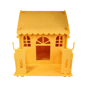 Eco-Premium Cat <b>Bed</b> Cave – Soundproof Foldable Felt Hideaway, Enclosed Scratch Resistant Design - Product Image 2