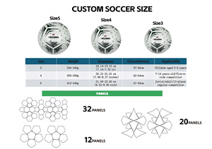 Balón <span class=keywords><strong>de</strong></span> Fútbol Estilo Estrella, Talla 5, Ligero y Duradero, con Certificación CE/CPC, Termosellado, con Bomba, <span class=keywords><strong>Juego</strong></span> <span class=keywords><strong>de</strong></span> Regalo WELLMAN para Uso en Exteriores - Product Image 4
