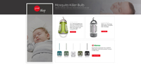 Lampe anti-moustiques à choc électrique intérieur et extérieur 15W Tube ABS + UV Bug Zapper Solid State
