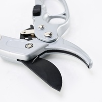 Cisaille d'élagage à cliquet pour lames SK5, revêtement PTFE, poignée antidérapante, en aluminium moulé sous pression