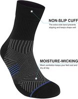 Chaussettes de sport à compression personnalisées pour hommes et femmes, chaussettes de course rembourrées, vente en gros OEM