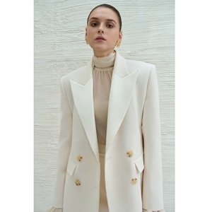 Trajes de Mujer al por Mayor, Blazers RIAN con Solapa, Tejido de Rayón y Spandex, Blazers para Mujer de WhiteAnt - Product Image 3