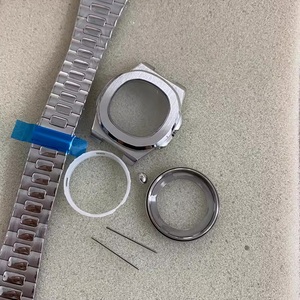 41mm NH35 Montre Boîtier Cadran Mains Pièces Argent Acier Inoxydable Bracelet Bande NH36 Mouvement Accessoires Saphir Miroir - Product Image 6